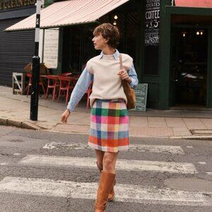 Boden Clemence Wrap Short Skirt